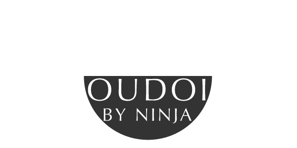 Logo of boudoirbyninja in black and white